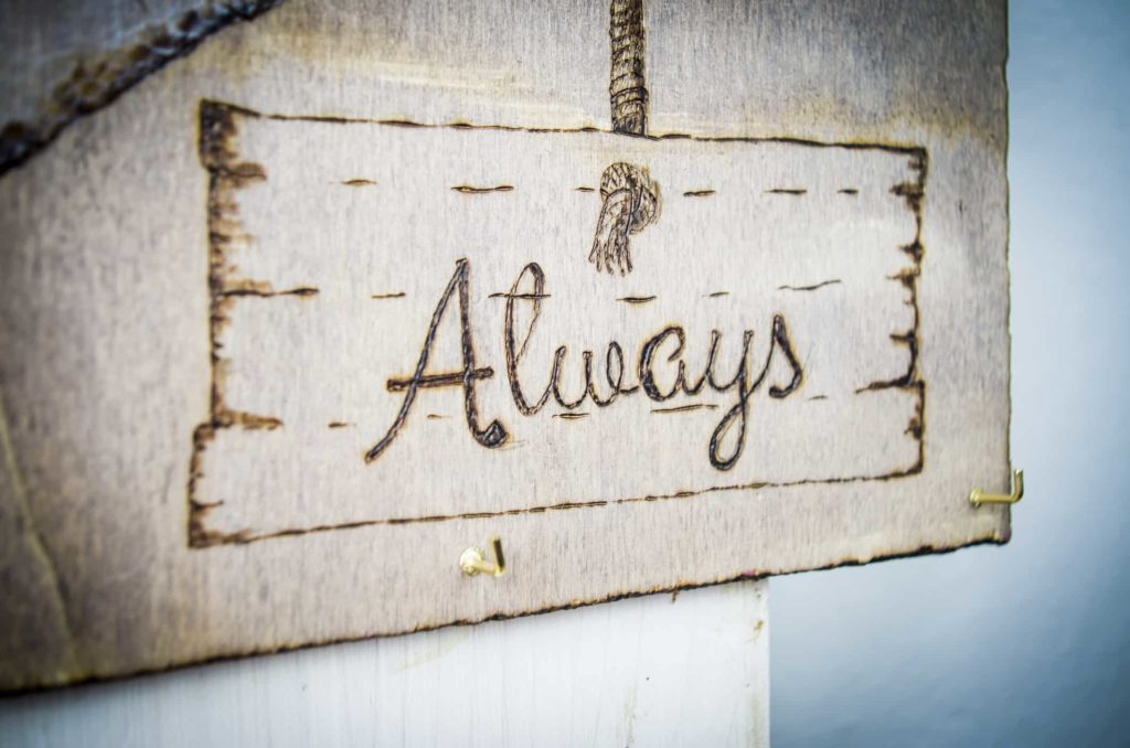 wood burning letter design sign